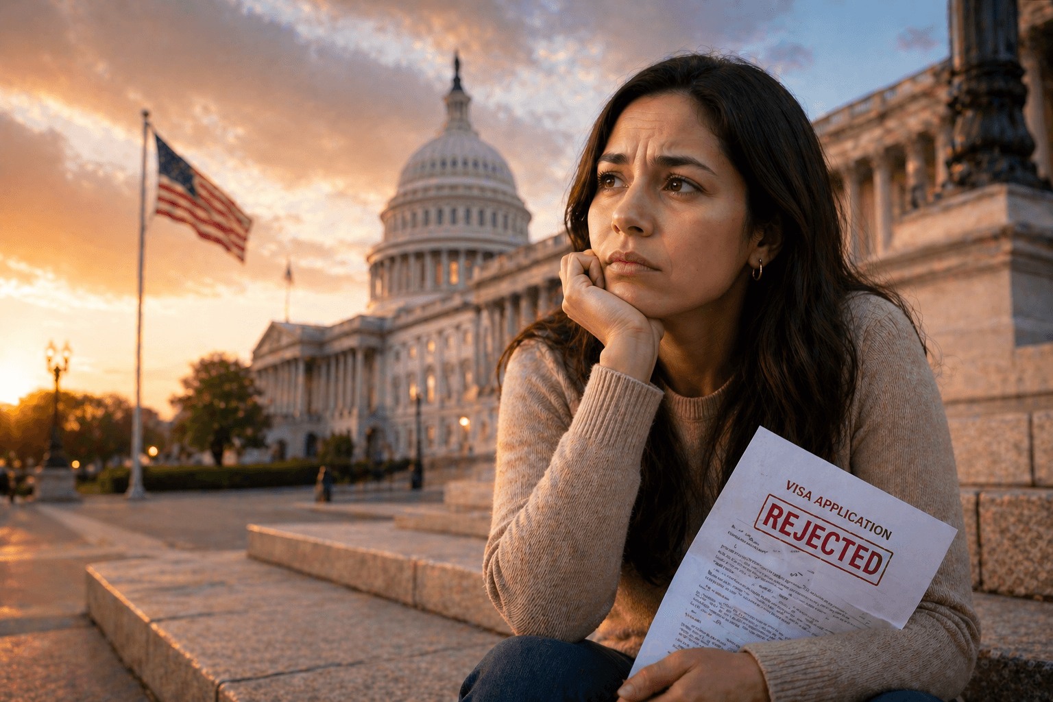 Persona recuperando su confianza para re-aplicar a la visa americana